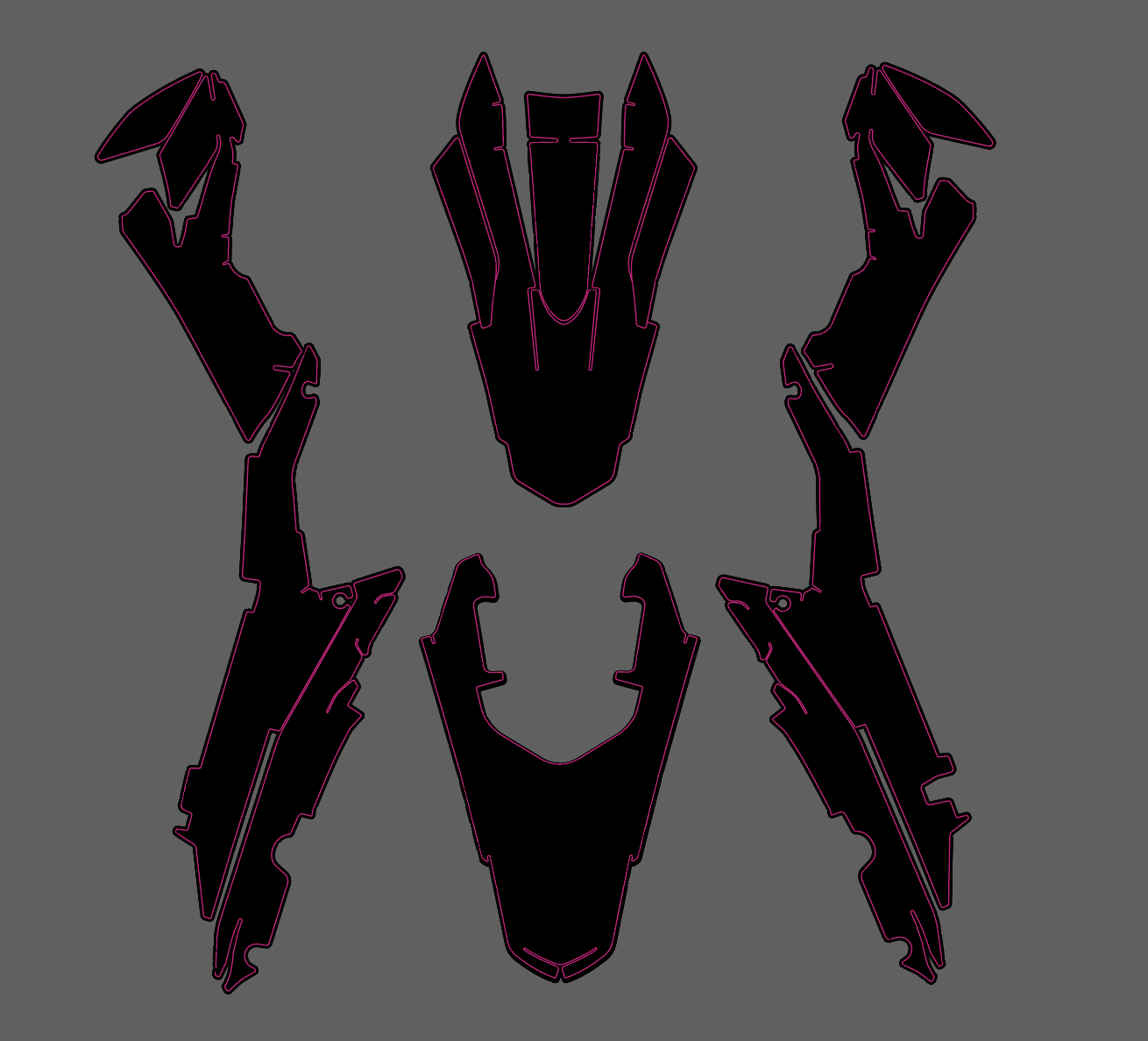 Ultra bee full plastics graphics kit