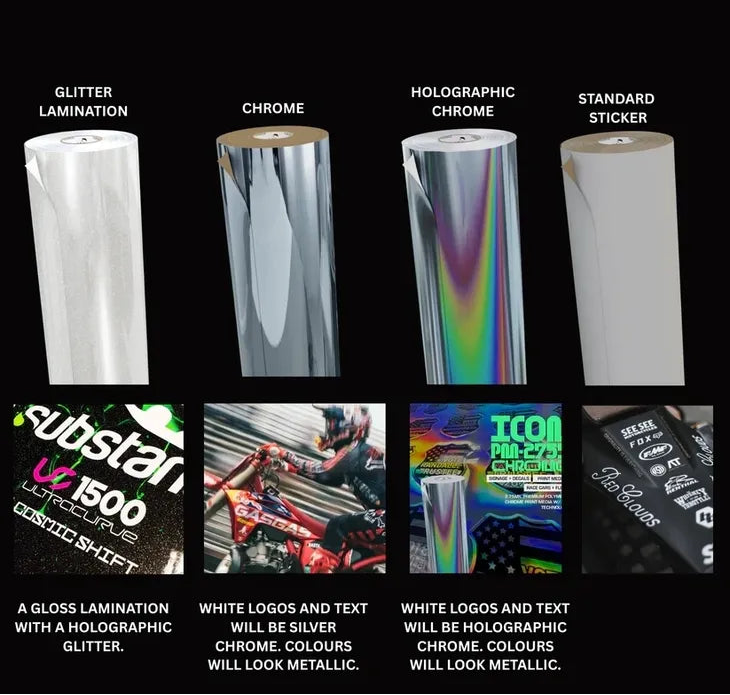 DNM fork guard decals