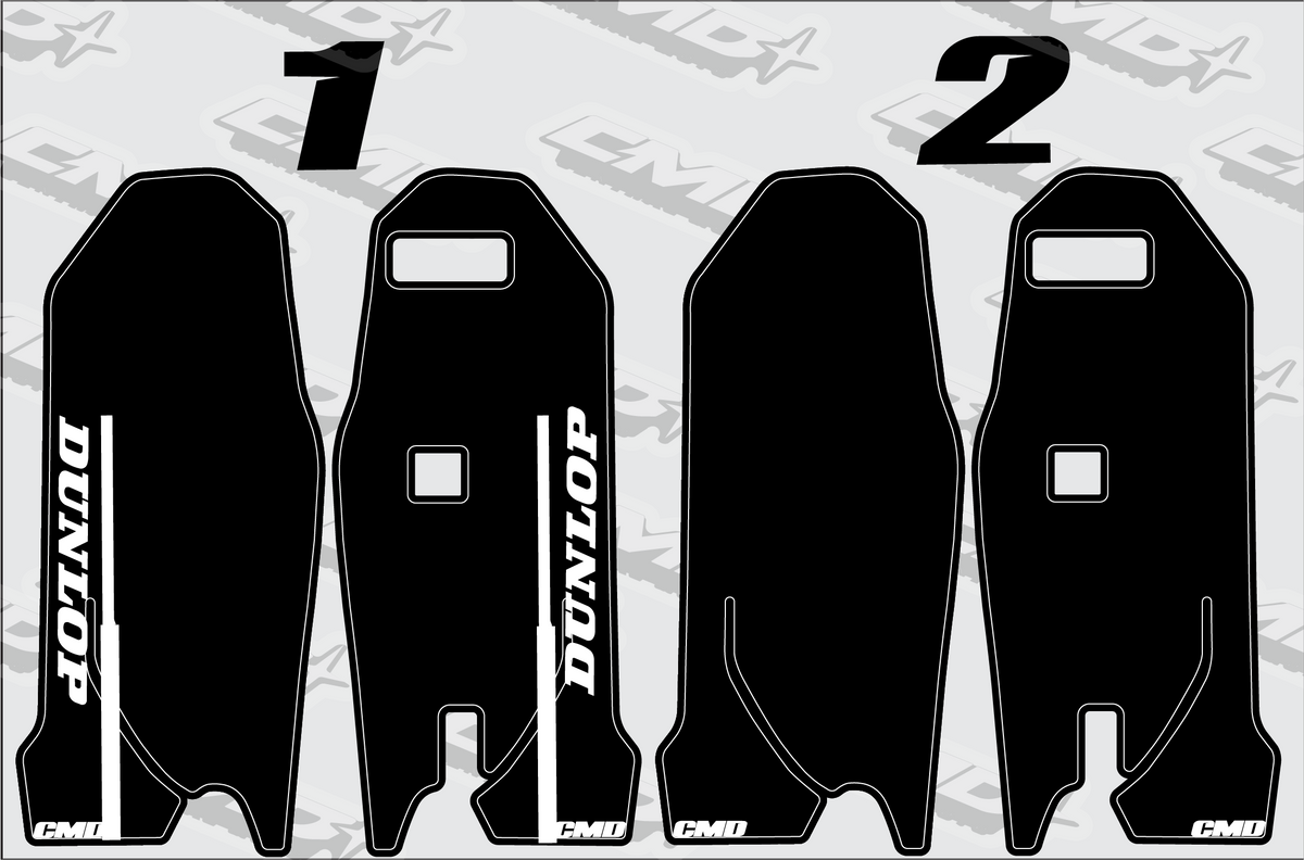 ultra bee fork gaurd decals