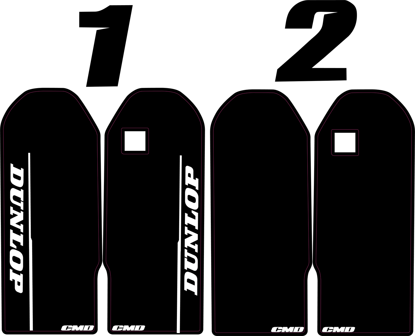 talaria fork gaurd decals