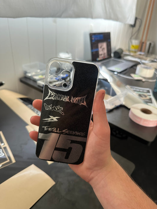 phone case decals INCLUDES CASE