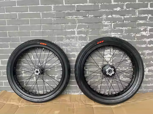 Surron LBX supermoto wheel set